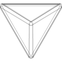 Wireframe Tetrahedron - Thumbnail 10