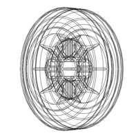 100mm Solid Plastic Caster Wheel - Thumbnail 6