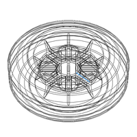 100mm Solid Plastic Caster Wheel - Thumbnail 11