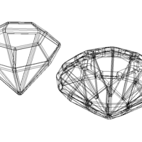 Wireframe Diamond Gem - Thumbnail 5