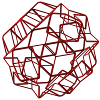 Wireframe Shape Dodecadodecahedron - Thumbnail 2