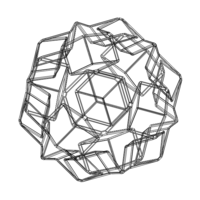 Wireframe Shape Dodecadodecahedron - Thumbnail 5
