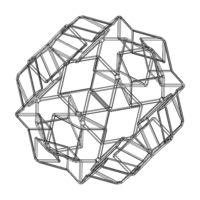 Wireframe Shape Dodecadodecahedron - Thumbnail 9