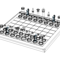 Chess Board Complete Set - Thumbnail 5