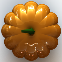 3D Art Surface Pumpkin - Thumbnail 2