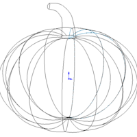 3D Art Surface Pumpkin - Thumbnail 3