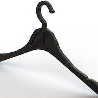 Plastic Clothes Hanger - Thumbnail 1