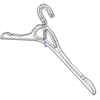 Plastic Clothes Hanger - Thumbnail 4