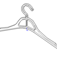 Plastic Clothes Hanger - Thumbnail 5