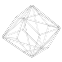 Wireframe Shape Triakis Octahedron - Thumbnail 5