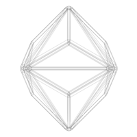Wireframe Shape Triakis Octahedron - Thumbnail 8