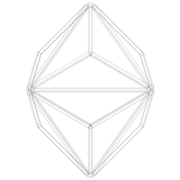 Wireframe Shape Triakis Octahedron - Thumbnail 10
