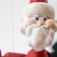 BOXING SANTA - MARIONETTE PUPPET - Thumbnail 3