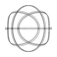 Wireframe Shape Basketball - Thumbnail 11