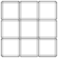 Wireframe Shape Rubik Cube - Thumbnail 7