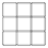Wireframe Shape Rubik Cube - Thumbnail 9