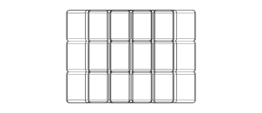 Wireframe Shape Rubik Cube 3D Print 544563