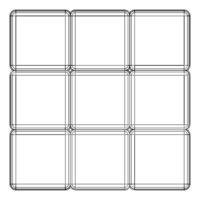 Wireframe Shape Rubik Cube - Thumbnail 11