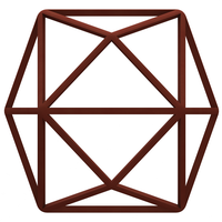 Wireframe Shape Tetrakis Hexahedron - Thumbnail 2