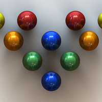 Colored Plastic Bowling Pin Set - Thumbnail 2