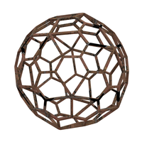 Wireframe Shape Pentagonal Hexecontahedron - Thumbnail 2