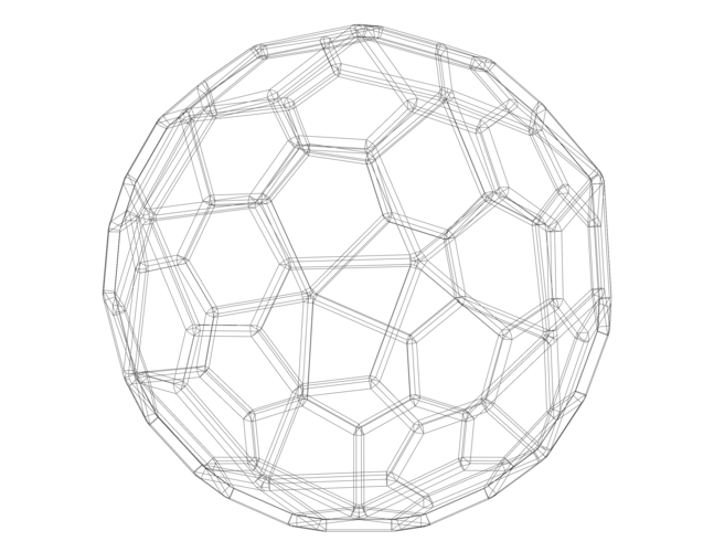 Wireframe Shape Pentagonal Hexecontahedron 3D Print 544594