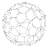 Wireframe Shape Pentagonal Hexecontahedron - Thumbnail 6