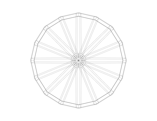 Wireframe Shape Octagonal Trapezohedron 3D Print 544606