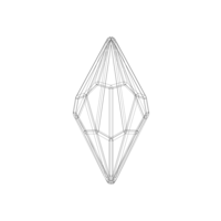 Wireframe Shape Octagonal Trapezohedron - Thumbnail 12