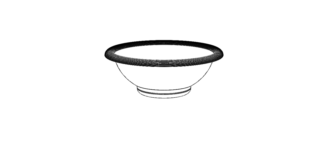 5 Litre Capacity- 30cm Round Plastic Bowl 3D Print 544622