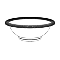 5 Litre Capacity- 30cm Round Plastic Bowl - Thumbnail 10