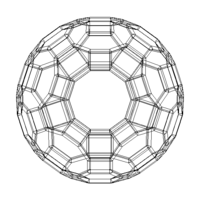 Wireframe Shape Great Rhombicosidodecahedron - Thumbnail 10