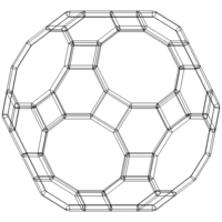Wireframe Shape Great Rhombicosidodecahedron - Thumbnail 12