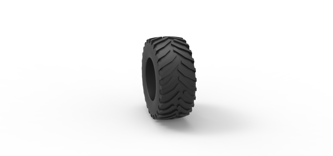 Tractor tire 28 Scale 1:25 3D Print 544668