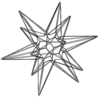 Wireframe Shape Great Triambic Icosahedron - Thumbnail 3