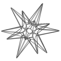 Wireframe Shape Great Triambic Icosahedron - Thumbnail 4