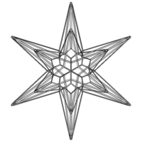 Wireframe Shape Great Triambic Icosahedron - Thumbnail 6