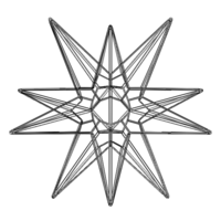Wireframe Shape Great Triambic Icosahedron - Thumbnail 8