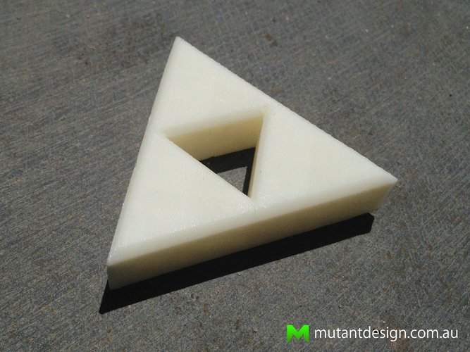 Zelda Triforce 3D Print 54469