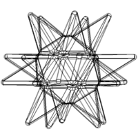 Wireframe Shape Great Stellated Dodecahedron - Thumbnail 11