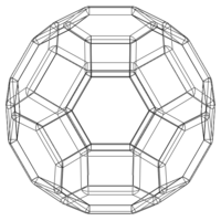 Wireframe Shape Truncated Cuboctahedron - Thumbnail 4