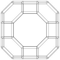 Wireframe Shape Truncated Cuboctahedron - Thumbnail 12