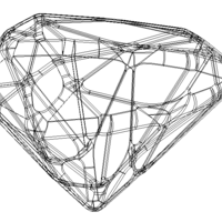 Wireframe Shape Trillion Cut Diamond - Thumbnail 3