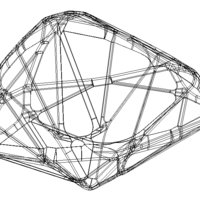 Wireframe Shape Trillion Cut Diamond - Thumbnail 4