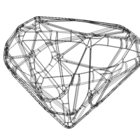 Wireframe Shape Trillion Cut Diamond - Thumbnail 5