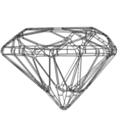 Wireframe Shape Trillion Cut Diamond - Thumbnail 11