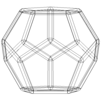 Wireframe Thick Dodecahedron - Thumbnail 7
