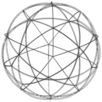 Wireframe Shape Spherical Pentakis Dodecahedron - Thumbnail 3