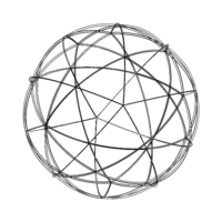 Wireframe Shape Spherical Pentakis Dodecahedron - Thumbnail 5