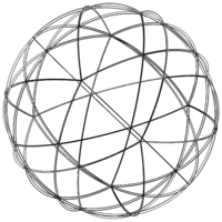 Wireframe Shape Spherical Pentakis Dodecahedron - Thumbnail 7